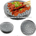 Aluminum BBQ grill with hole